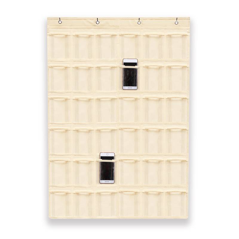 Transparent mobile phone receiving bag hanging bag pocket garden connection card bag mobile phone bag hanging wall wall storage bag storage bag