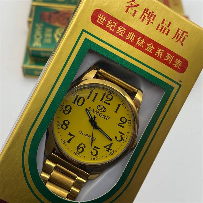 Simonny quartz watch Middle -aged and elderly people digital electronic watches original 2035 movement men's and women's watches alloys