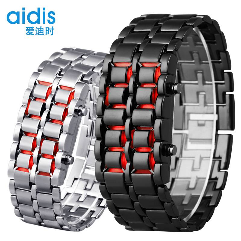 New fashion lava watch Creative couple bracelet LED electronic watch explosion model