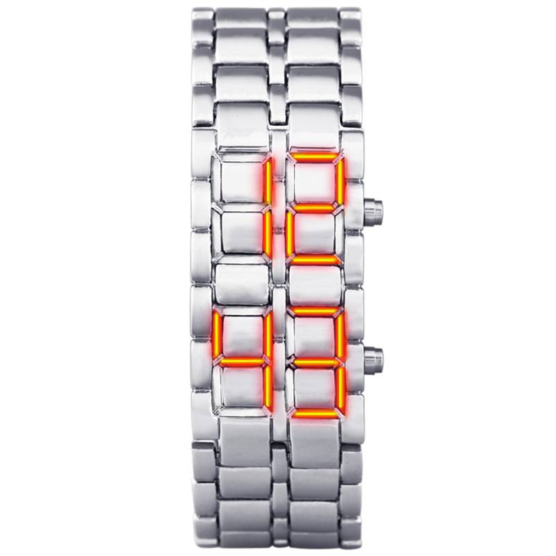 New fashion lava watch Creative couple bracelet LED electronic watch explosion model