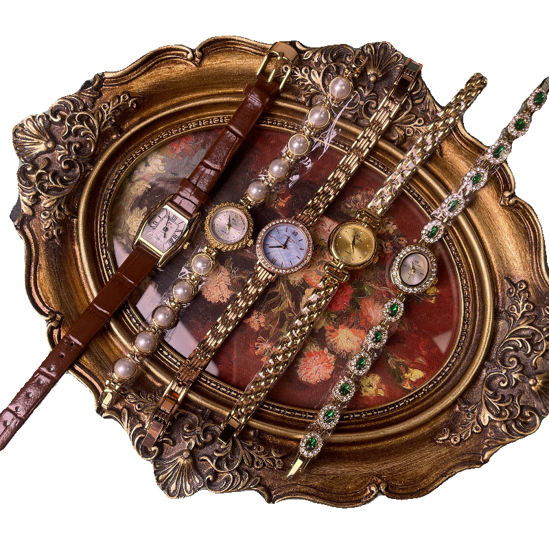 Live broadcast special shooting Binshi Middle -aged Ms. Retro Boutique Revolution Antique Watch