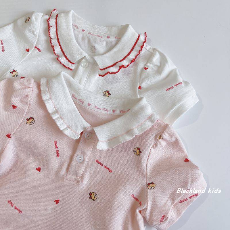 90-140 yards 24 Summer children's clothing girls full of seal beads, cotton pad, children's baby short-sleeved T-shirt vest