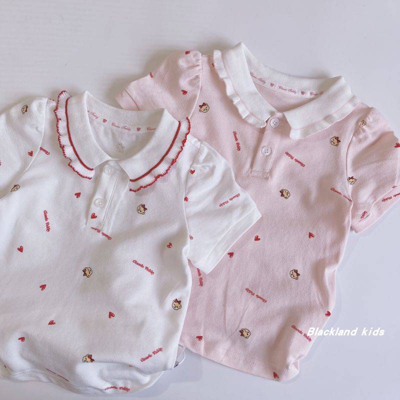 90-140 yards 24 Summer children's clothing girls full of seal beads, cotton pad, children's baby short-sleeved T-shirt vest