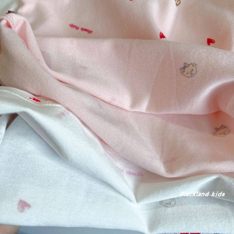 90-140 yards 24 Summer children's clothing girls full of seal beads, cotton pad, children's baby short-sleeved T-shirt vest