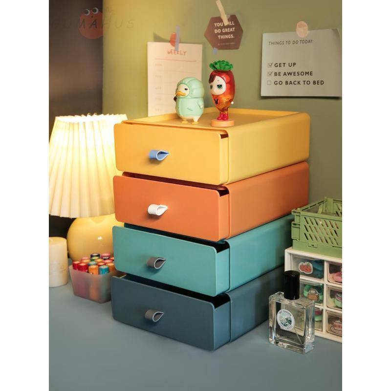 Pocket desktop box box drawer -type storage frame office small file locker library bookshelf desk to organize box