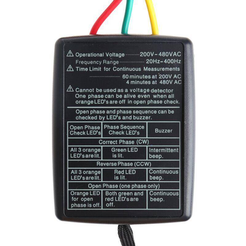 Three -phase AC Phase Sequence Table SM852B SP8030 phase sequencer phase meter check tester is hot -selling