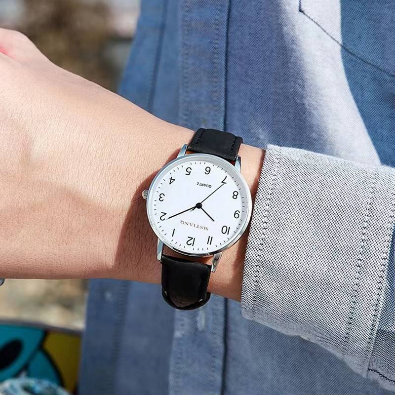Exam Special Watch Men's and Women's Junior High School Students Civil Service Simple and Silence Machinery Trends College Electronic Quartz