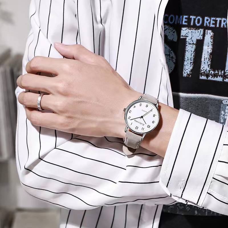 Exam Special Watch Men's and Women's Junior High School Students Civil Service Simple and Silence Machinery Trends College Electronic Quartz