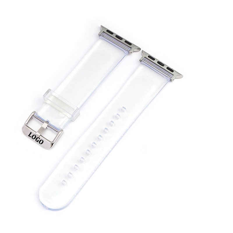 PVC Transparent Smart Watch Strap Correa Para Reloj Inteligente Watch Bands for Apple Watch iWatch Series 8/7/6/5/4/3/2/1