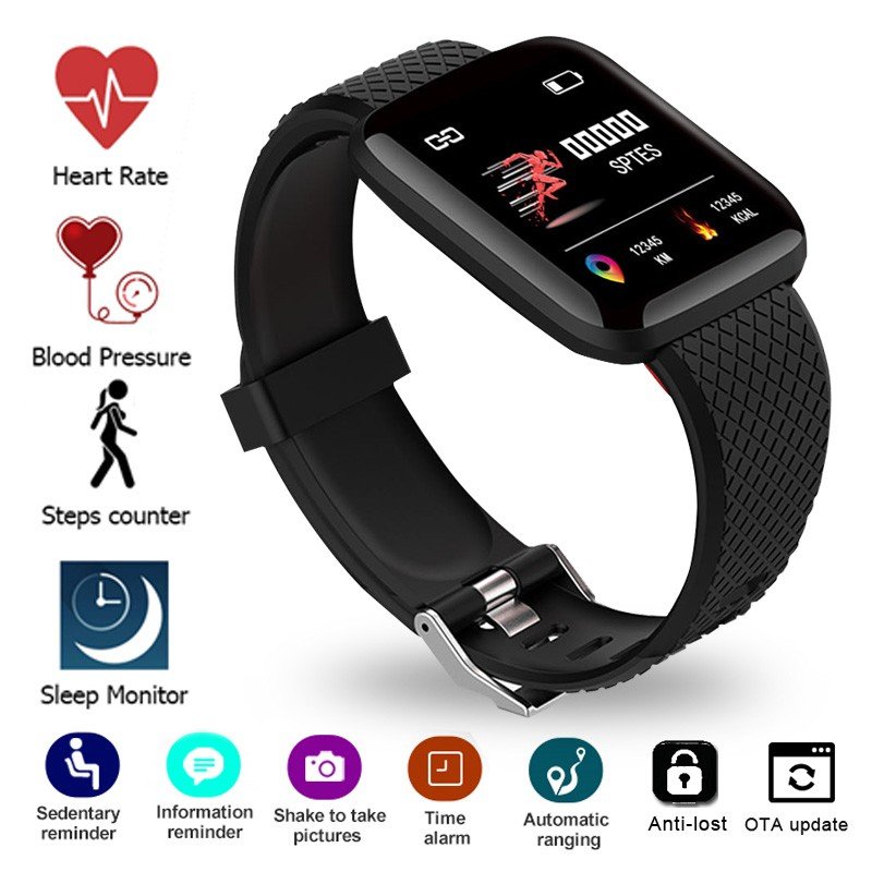 116 Plus Smart watch Wristband Sports Fitness Smart Bracelet band Blood Pressure Measurement Watches Pedometer Smartband Watch