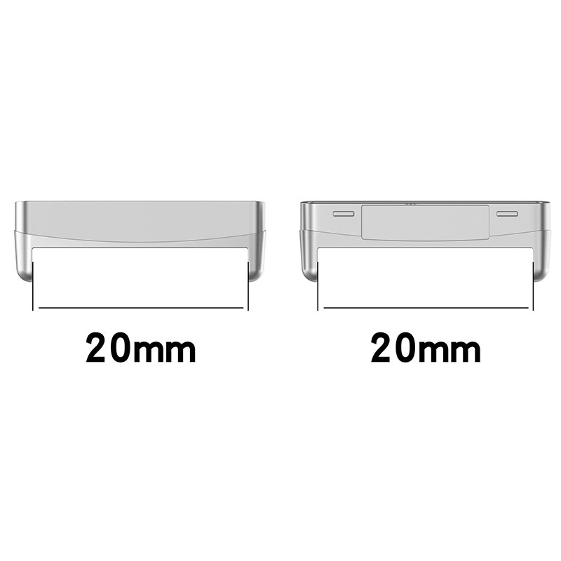 20mm Smart Watch Strap 316L Metal Linker Adapter For Fitbit Versa 4 Band Connector