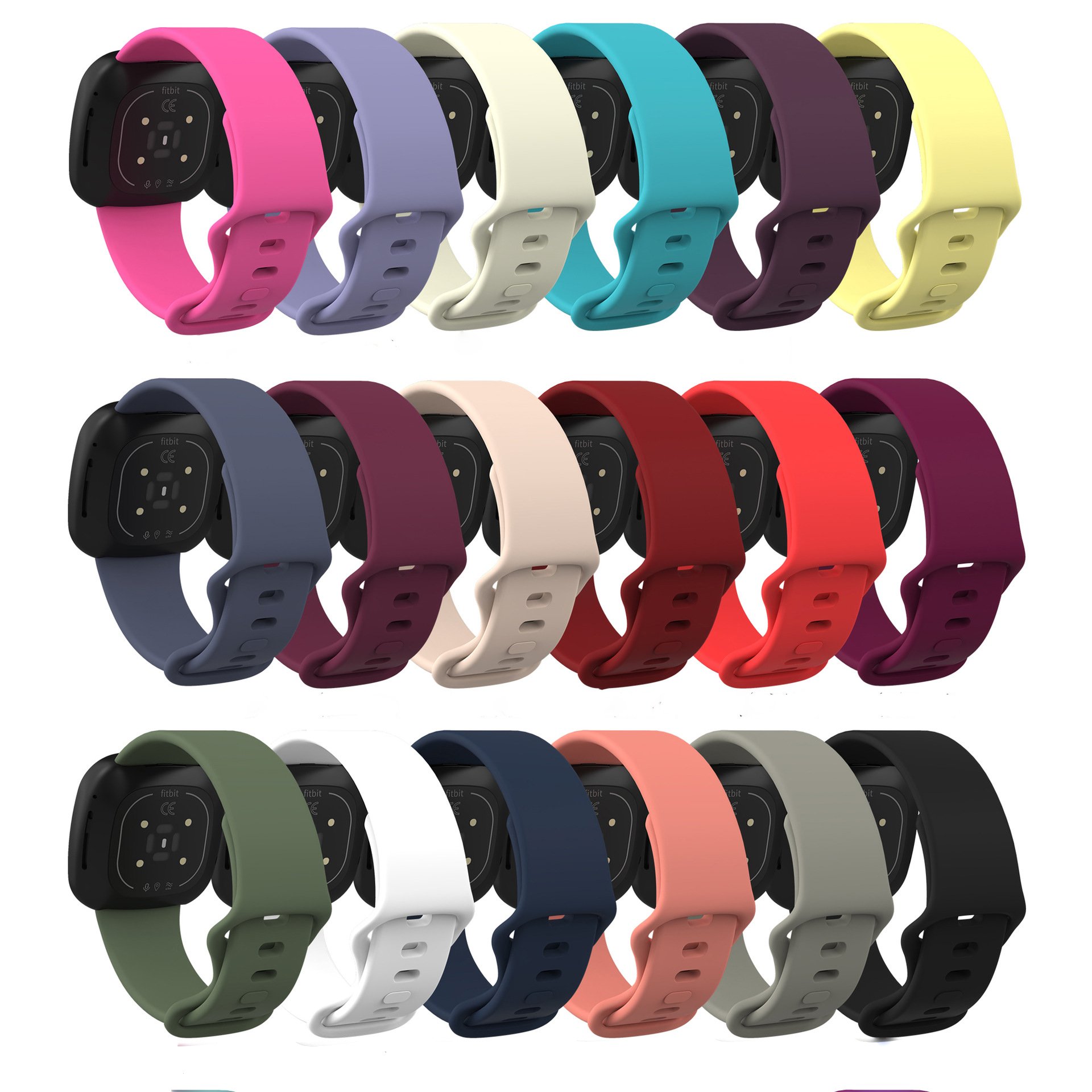 XY Smart Watch Band for fitbit versa 4 watch band strap silicone replacement bands for fitbit versa 4 3 fitbit sense