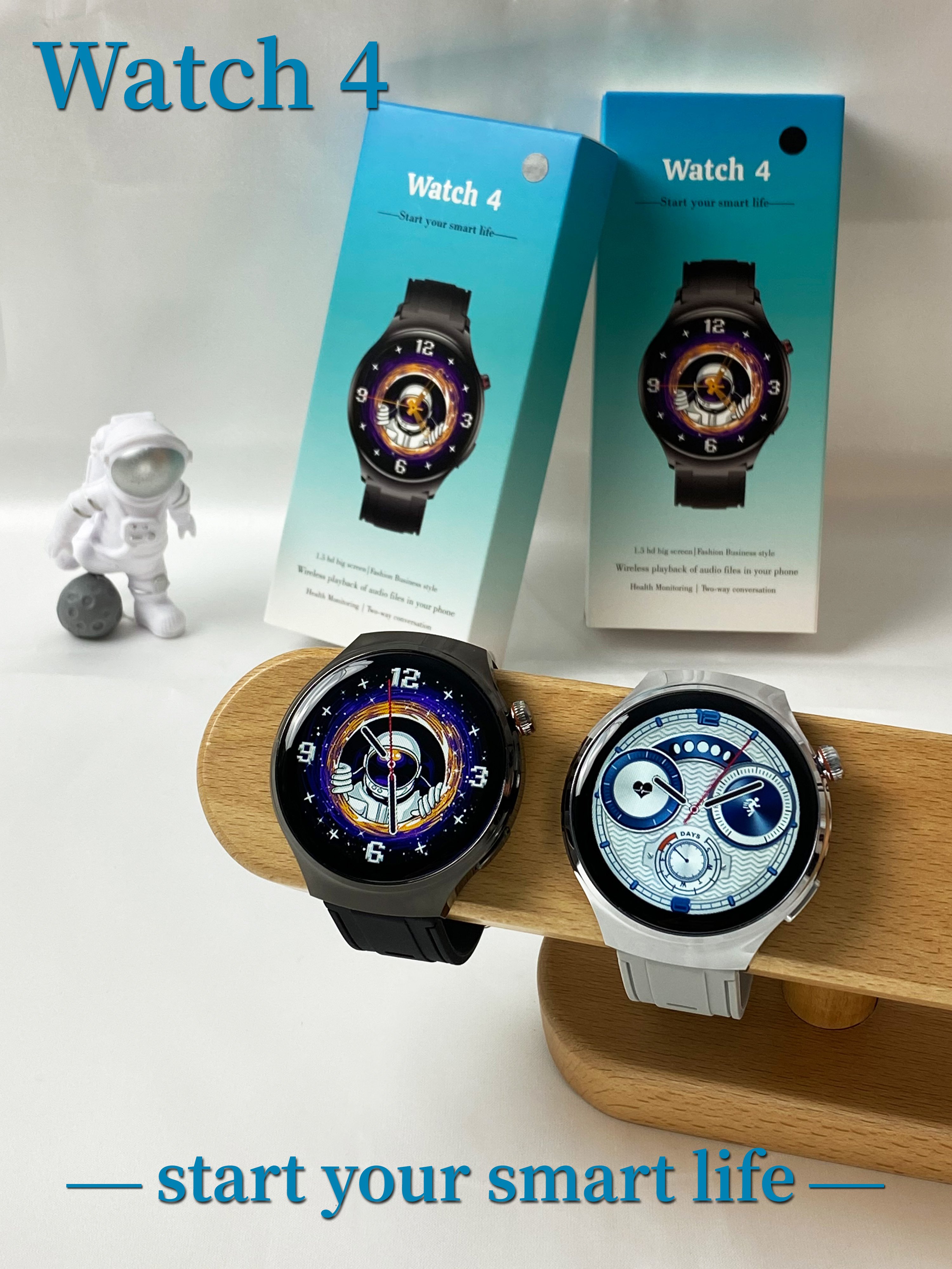 watch 4 Smartwatch 1.5 HD Screen BT Call Smart Watch for men Sports Wearable Devices watch 4 pro GT4 GTS4 relojes inteligentes