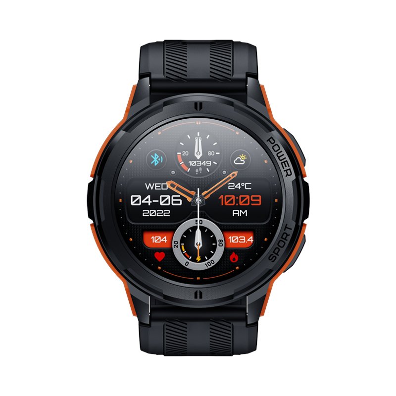 Popular Outdoor AMOLED Smart Watch C25, 1.43inch 466*466 Screen 410mAh Battery Phone Call Fitness Waterproof Sport Watch