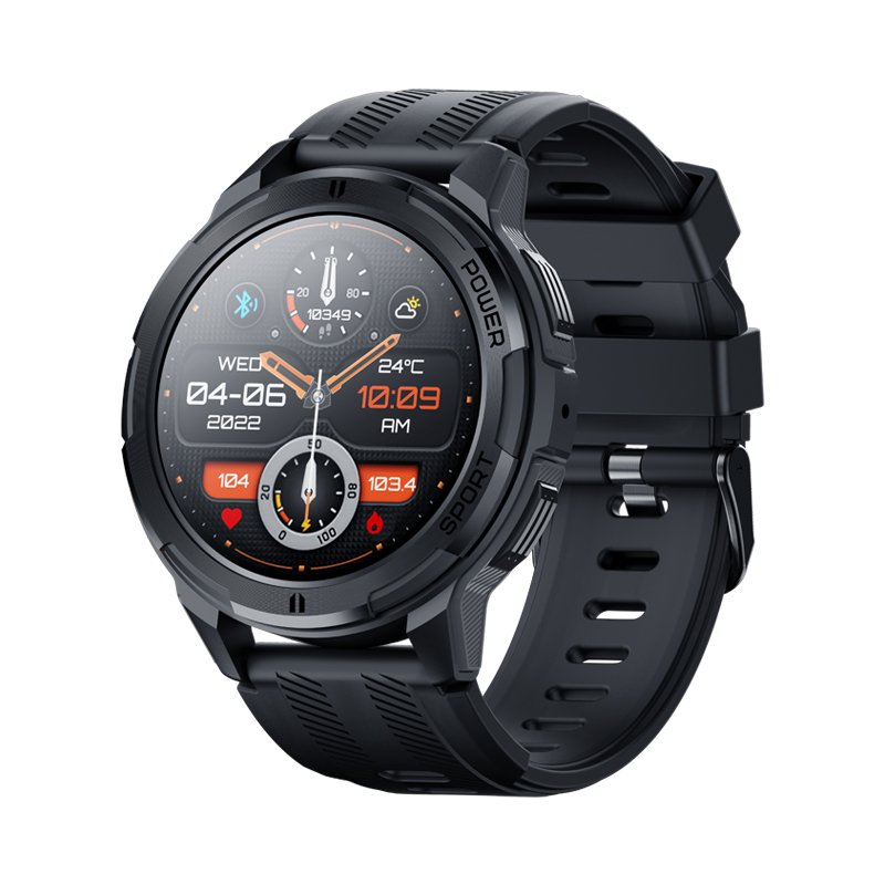 Popular Outdoor AMOLED Smart Watch C25, 1.43inch 466*466 Screen 410mAh Battery Phone Call Fitness Waterproof Sport Watch