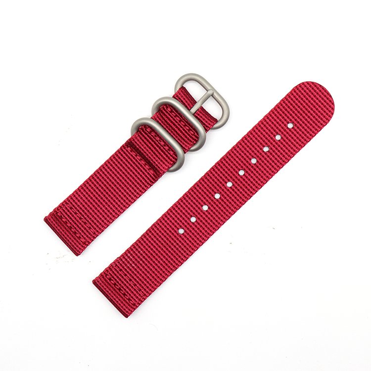 2024 Hot Selling Custom Nylon Watch Straps with 316 Stainless Steel Buckles 20 mm Smart Watch Straps