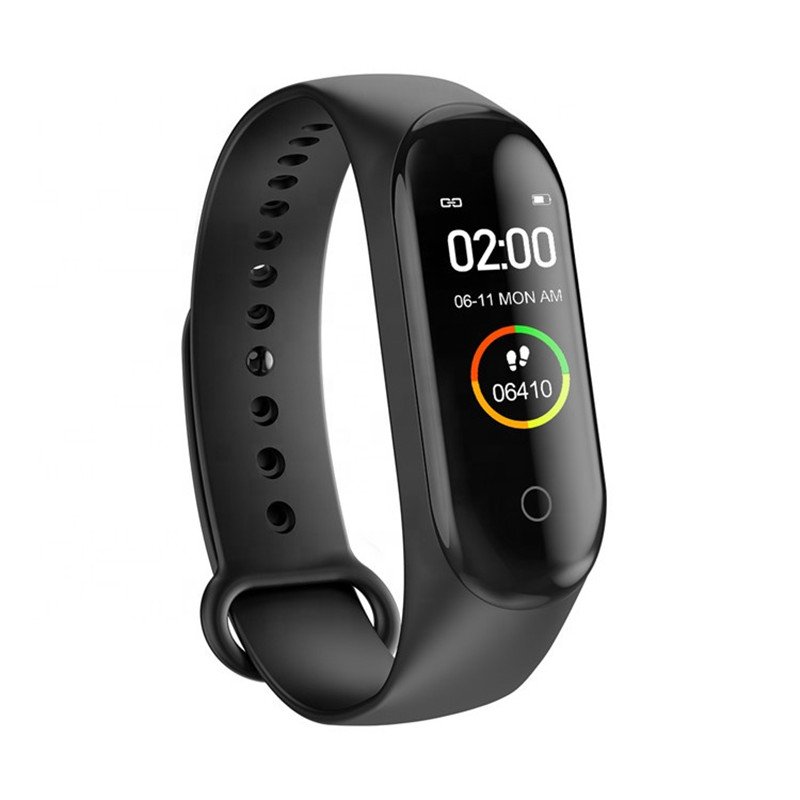 M4 Band 4 Fitness Tracker 0.96 OLED Display Heart Rate Monitor Waterproof Bracelet Activity Tracker Weather Forecast Smart Watch
