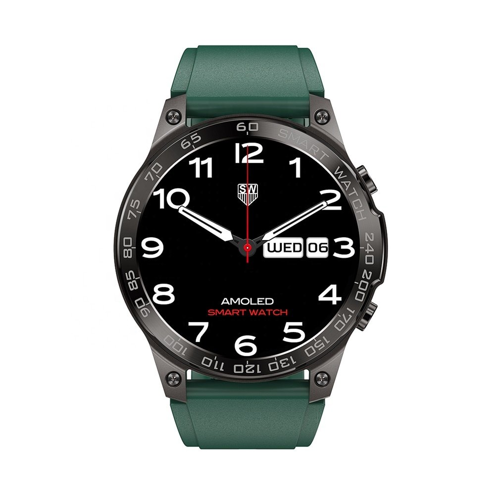 Newest 1.43 " Full Touch AMOLED Screen Smart Watch with NFC IP68 Waterproof 400mAh Big Battery DM50 Smart Watch
