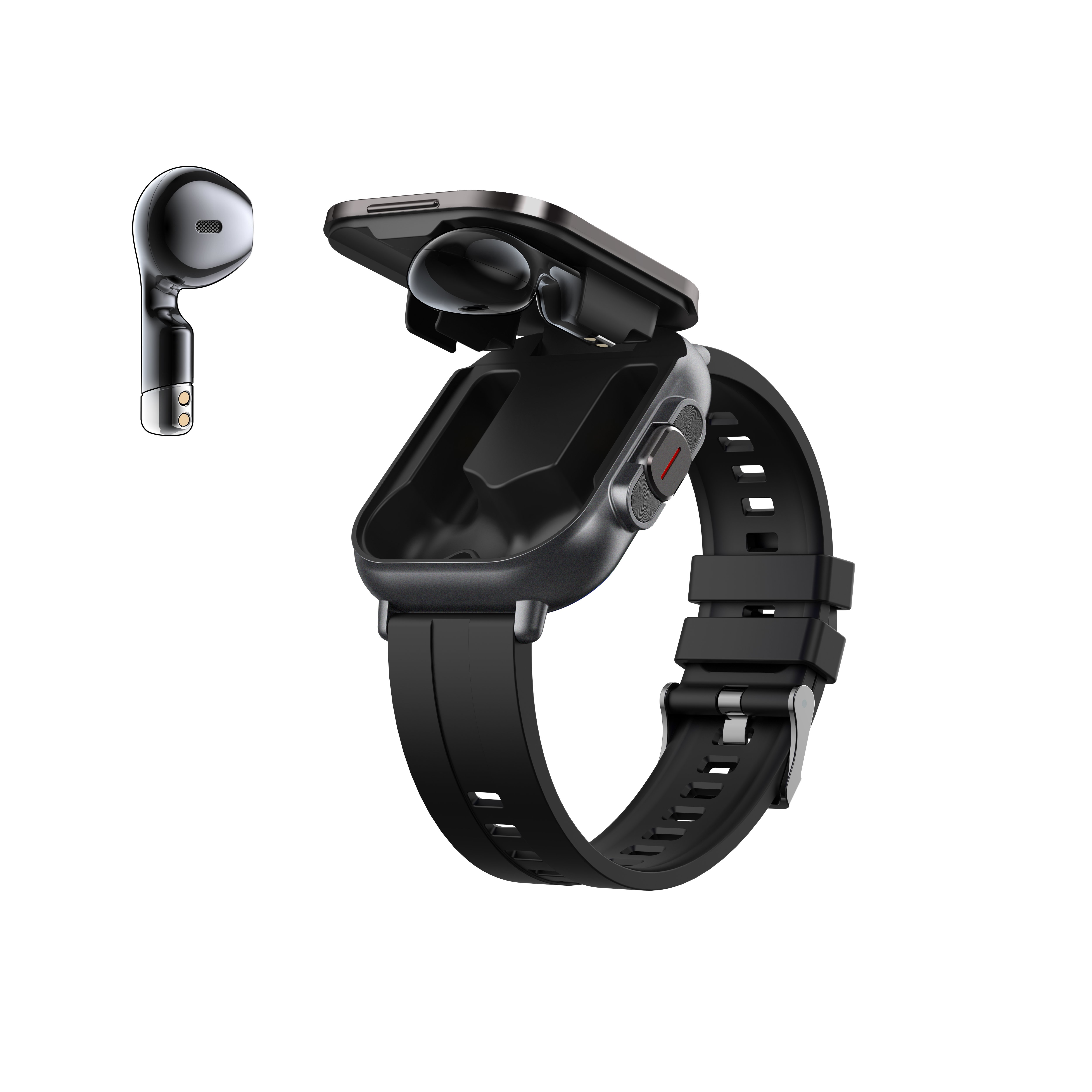 Smart Watch with Earbuds Health Monitoring BT Call 2 in 1 TWS Earphones Sports Reloj Smartwatch Wireless Headphones
