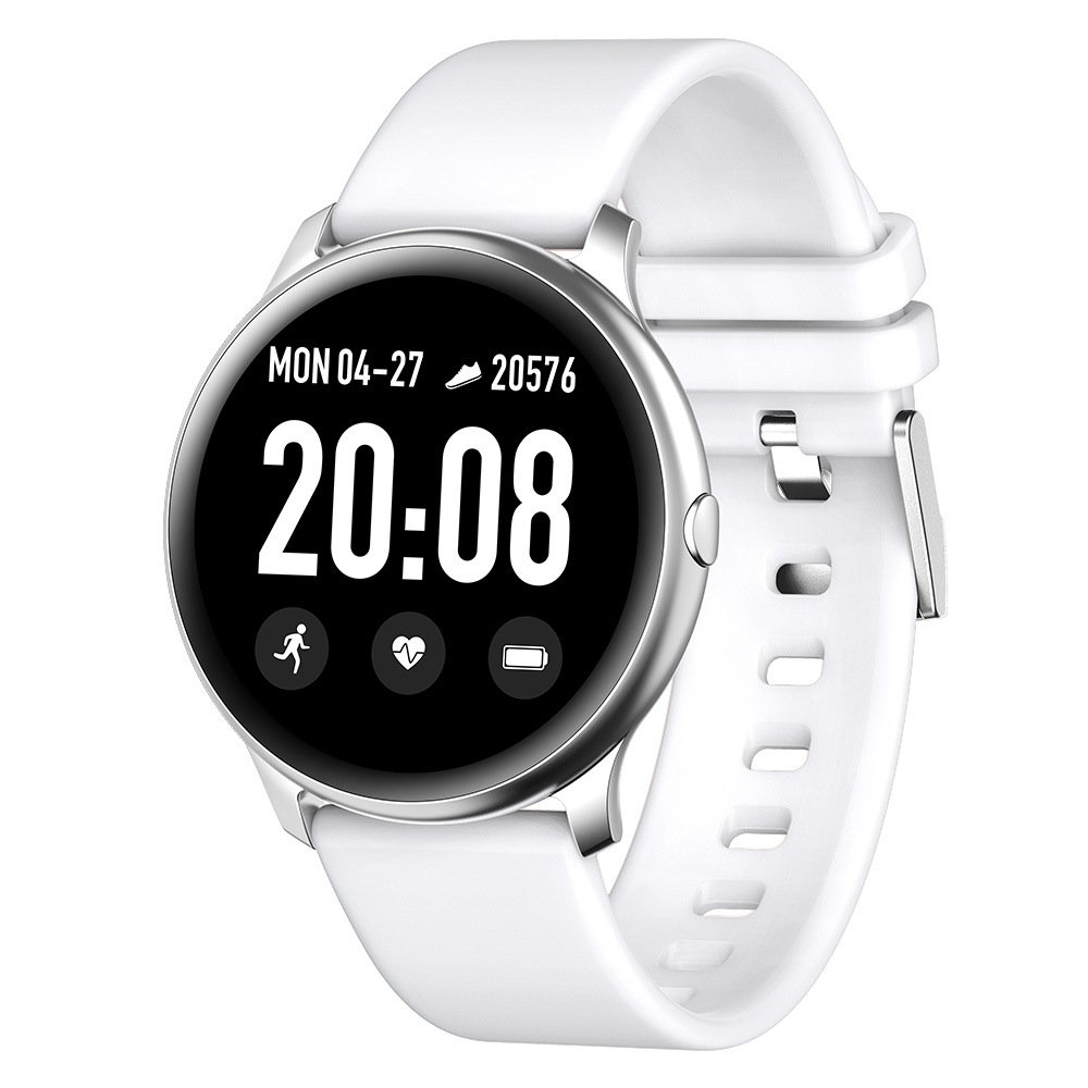 Cheap Smart Watch Women Men KW19 Heart Rate Monitor Blood Pressure Fitness Smart Watch Sport 2021 For IOS/Android