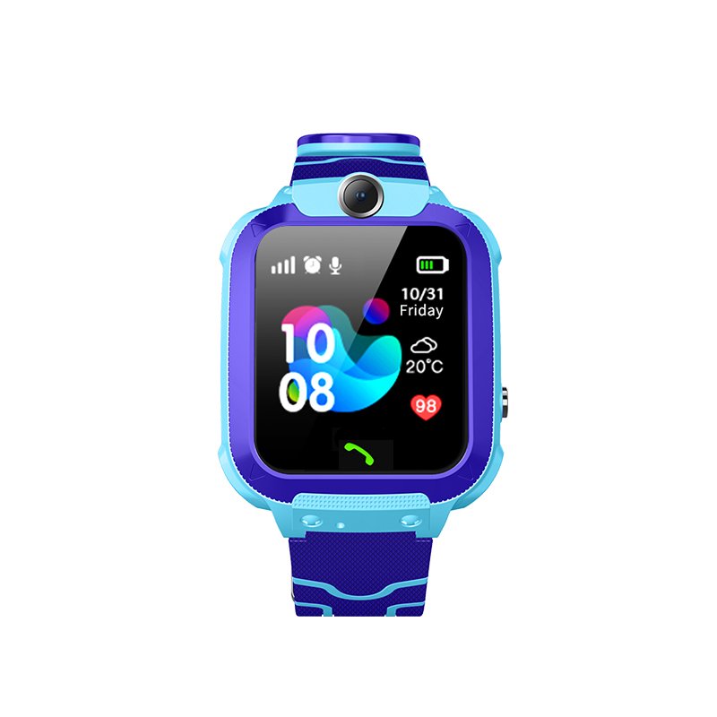 2024 kids smart watch gps tracker phone call reloj inteligente q12 para ninos remote monitor q12 kids smart watch
