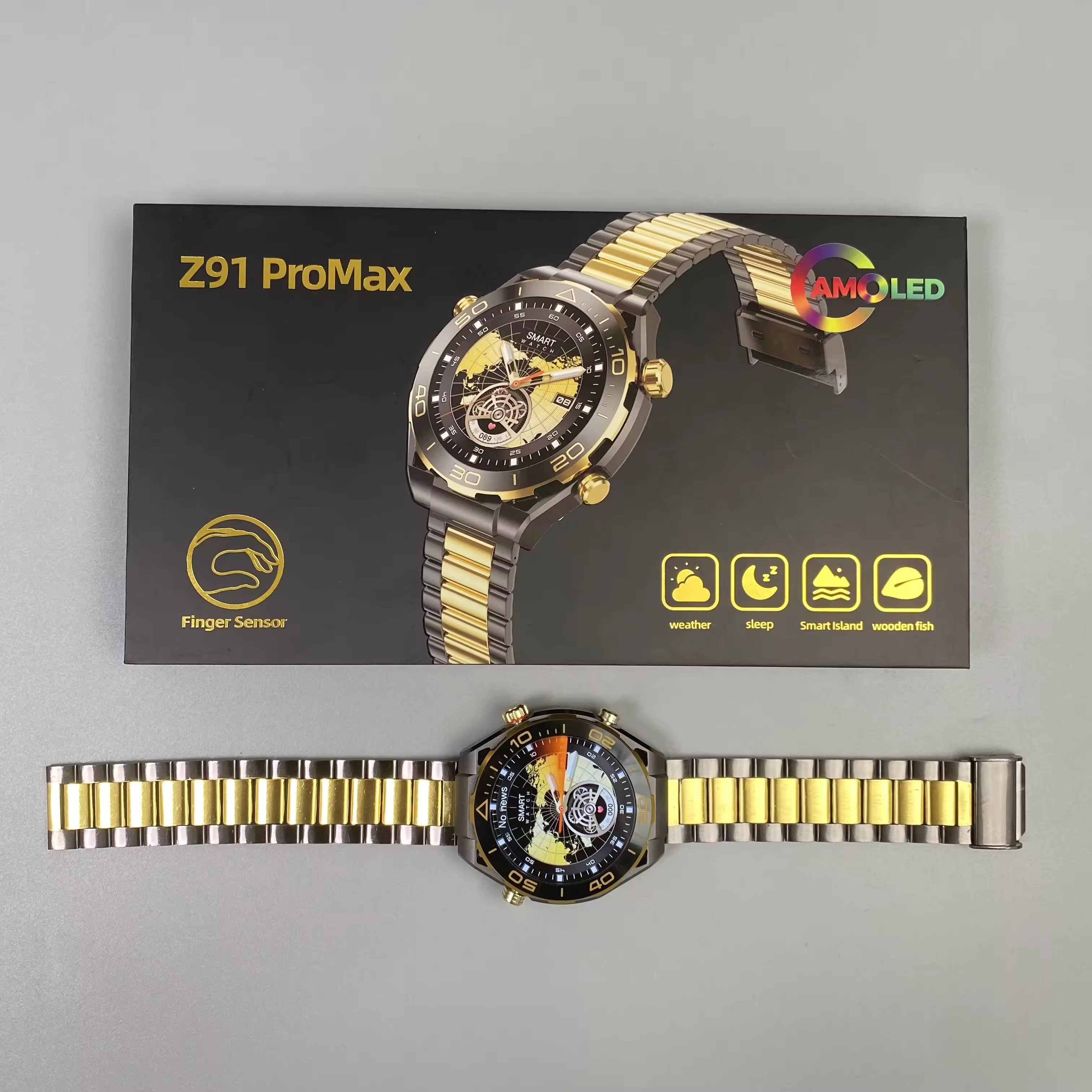 Z91 pro max smart watch Health Monitoring for Men and Women Touch Screen Heart Rate Sport Smart wristband