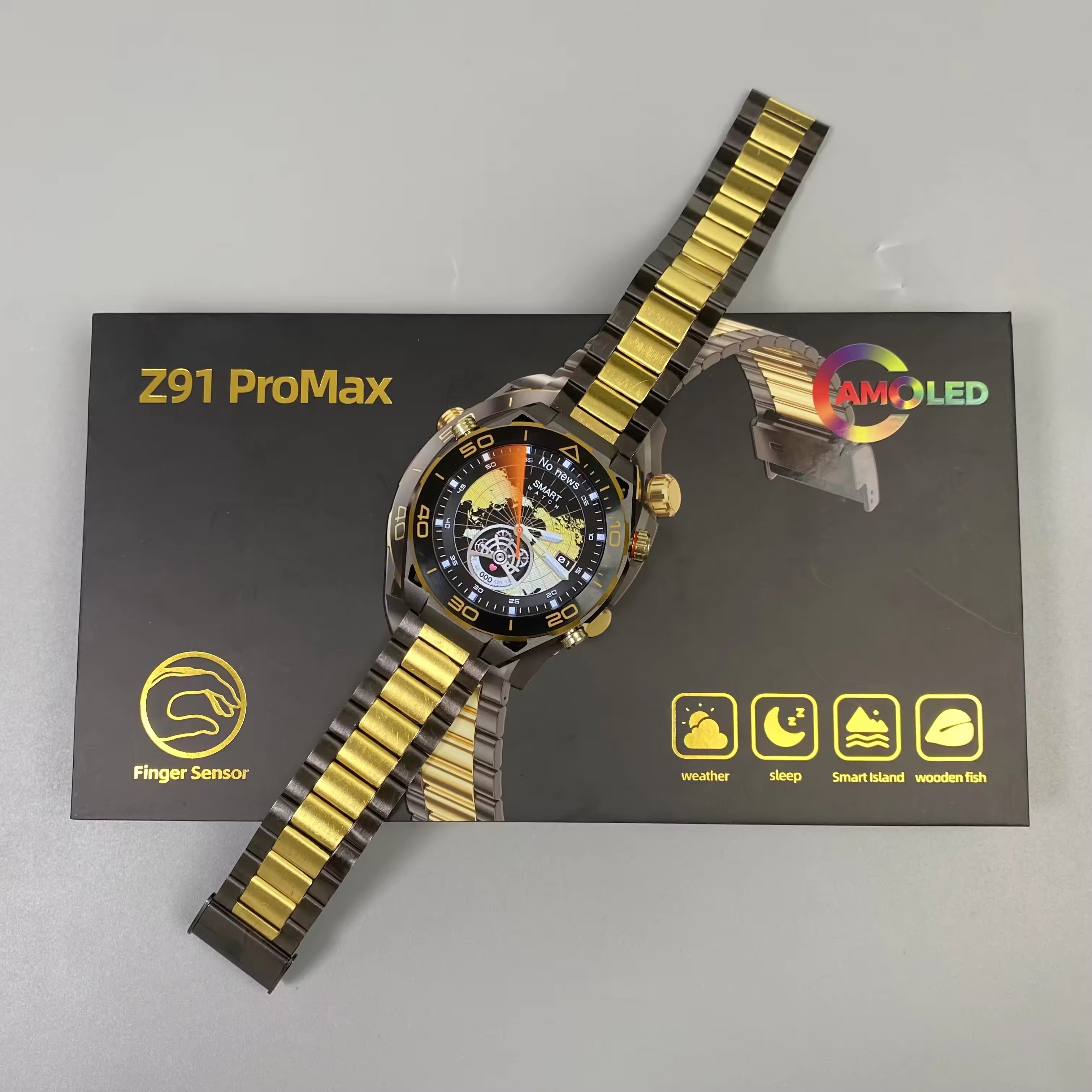 Z91 pro max smart watch Health Monitoring for Men and Women Touch Screen Heart Rate Sport Smart wristband
