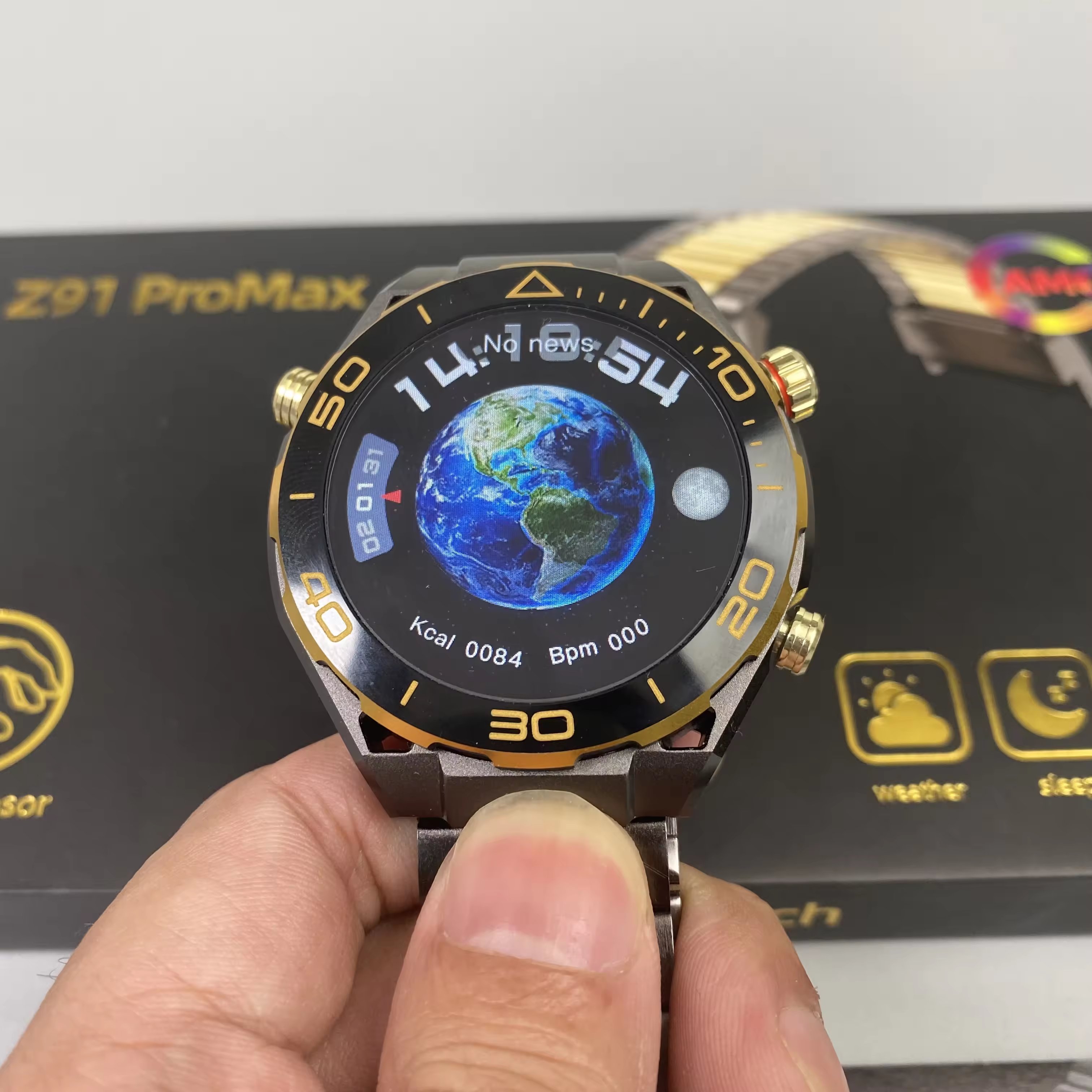Z91 pro max smart watch Health Monitoring for Men and Women Touch Screen Heart Rate Sport Smart wristband