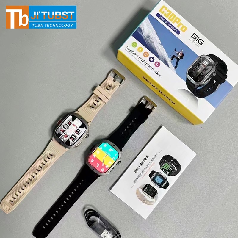 Outdoor relojes Smart Watch C30 PRO for Sports exercise 2024 2025 IP67 Waterproof C30PRO pk t800 t900 ultra fashion Smartwatch