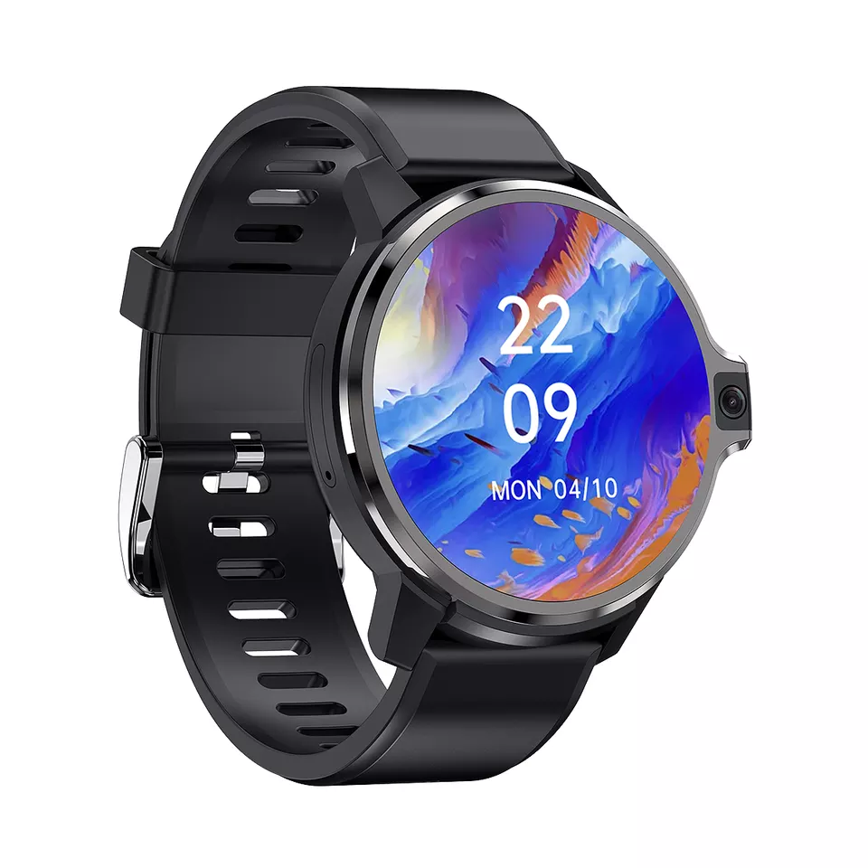 4G Quad-cord DM30 Smart Watch with Android 9.1 Dual 5MP Cameras Wifi GPS Smartwatch Support Sim Card Different Languages