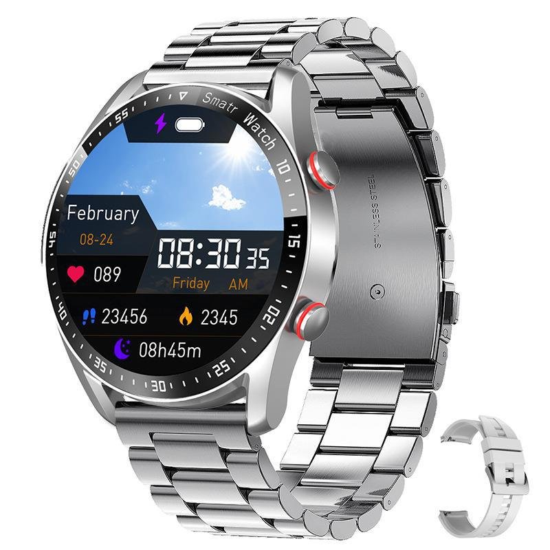 Original 1.39 inch HD Screen Stainless Steel Smart Watch HW20 Hiwatch Plus APP Luxury BT Call sport Smart watch Band for Men