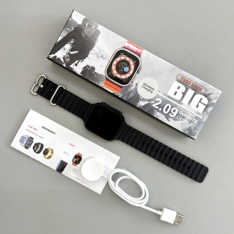 New cheap 2.09inch sport smart watch T900ultra2 smartwatch, T900 ultra BT calling watch popular gift factory wholesale