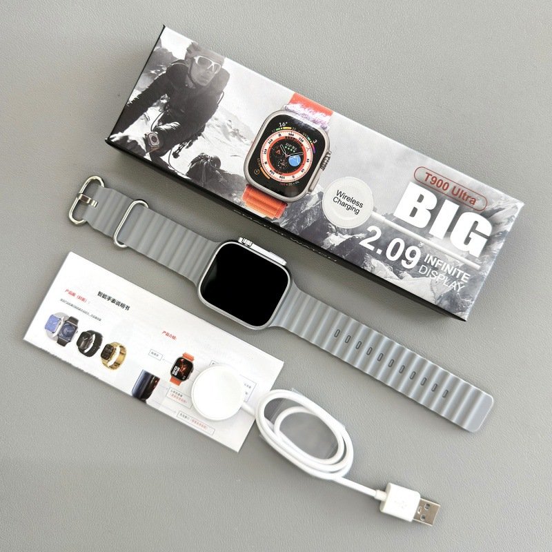 New cheap 2.09inch sport smart watch T900ultra2 smartwatch, T900 ultra BT calling watch popular gift factory wholesale