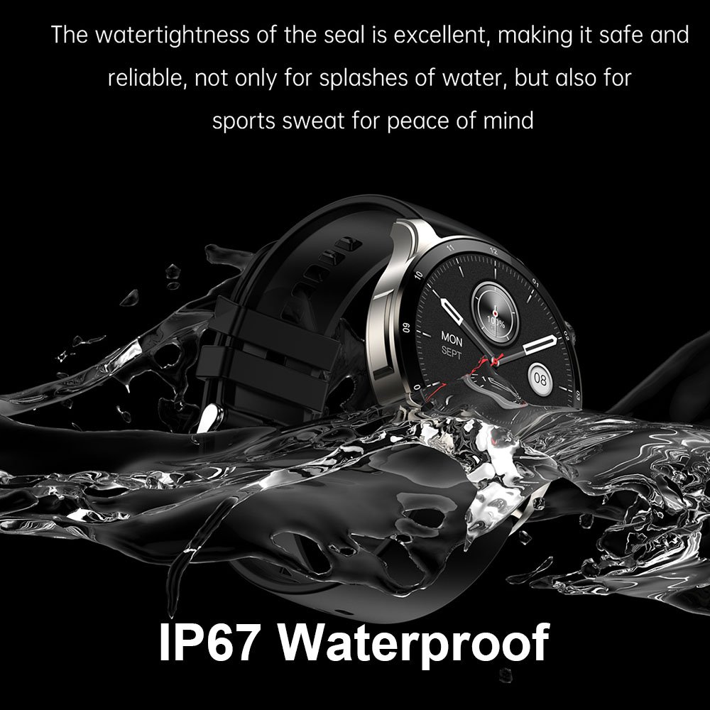 Custom watchface Smartwatch 2023 1.43'' screen BT calling OEM smart watch Waterproof smart bracelet with 3 optional straps
