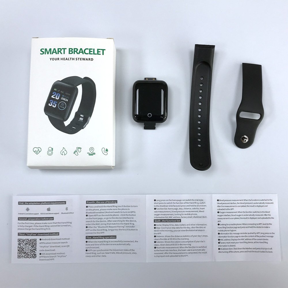 In Stock!!2021 D13 Smart Watches 116 Plus Heart Rate Watch Smart Wristband Sports Watches Smart Band women Waterproof Smartwatch