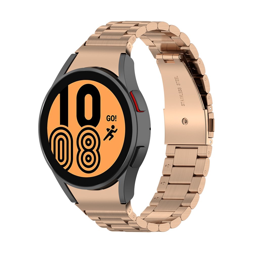 Band Wrist Strap Curved End Bracelet No Gaps Stainless Steel Classic 46mm 42mm/watch4 5 Pro 44mm 40mm for Samsung Galaxy Watch 4