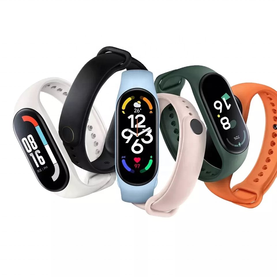 2024 new latest Health Fitness Tracker Color Display M7 Smart Bracelet Fitness Watch App Calorie Silicon Smart watch