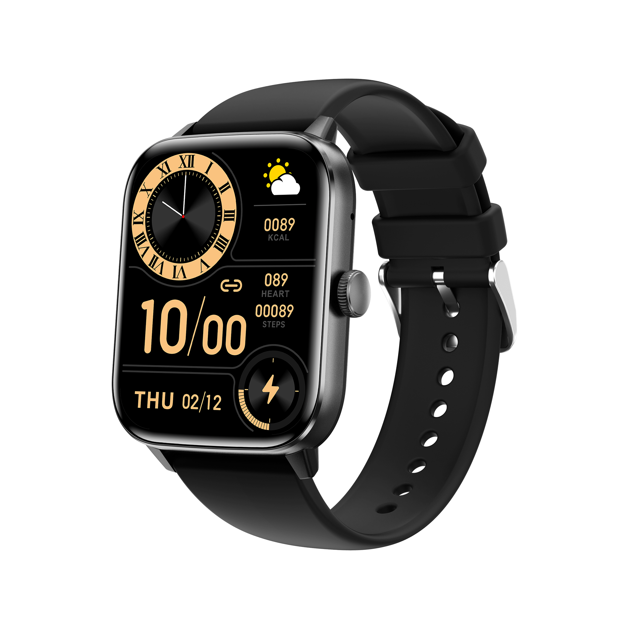Stylish Black Pink QS11 Rugged Smart Watch 260mah Powerful Battery Life Data Monitoring BT Call Watch QS11 Android IP67 TFT