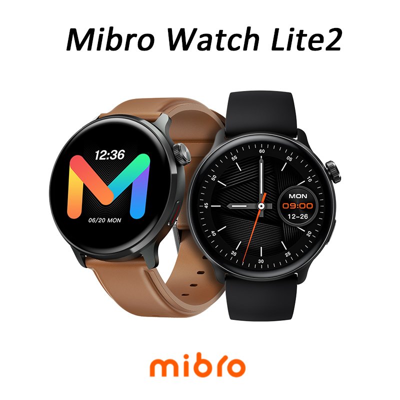 Mibro Lite2 Smartwatch Global Version Bluetooth Calling AMOLED Screen Sport Waterproof Men Women Smart Watch