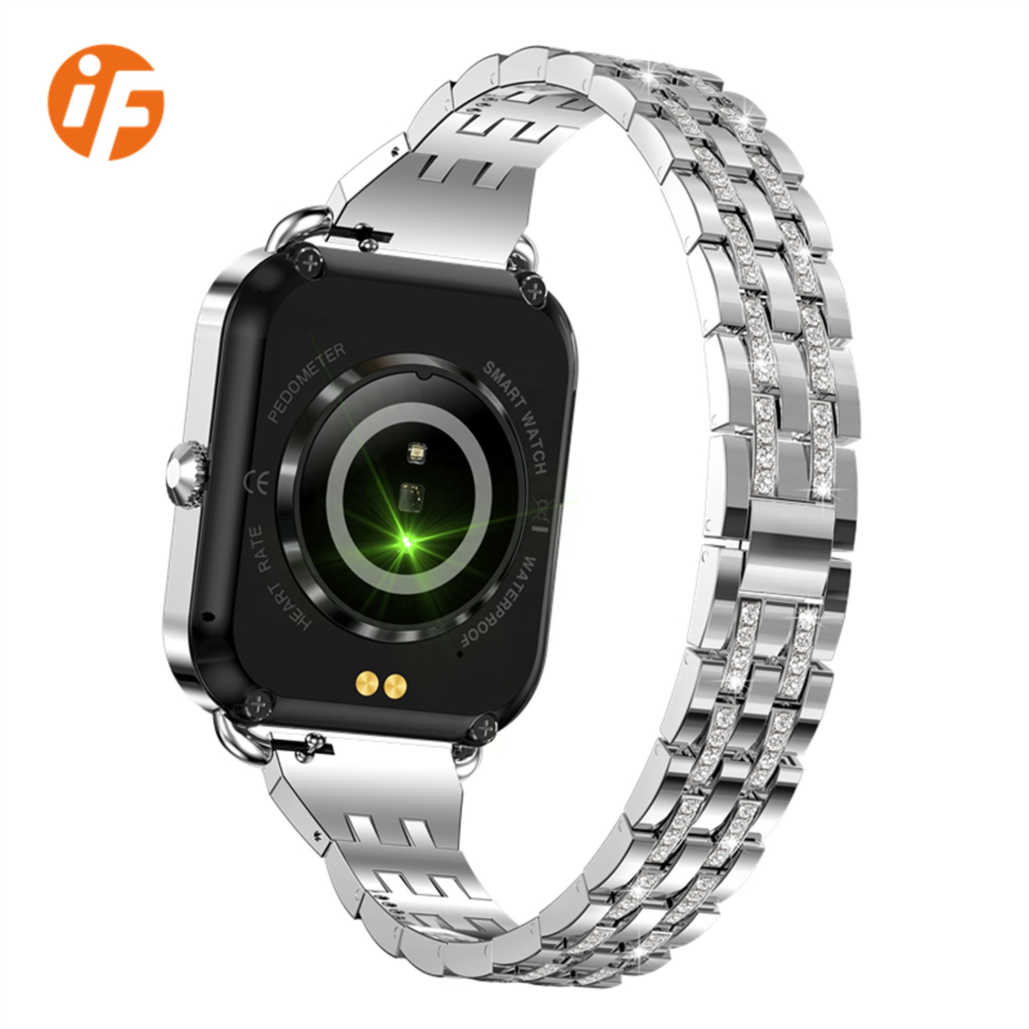 INNOFOVO I68 Fashion Luxury Quartz Watches with Diamonds for Ladies Women Smart Watch