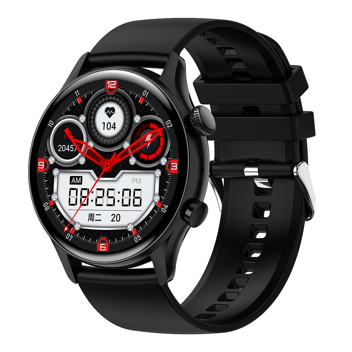 HK8 Pro + AMOLED 1.36 inches Female Smartwatch NFC BT Calling IP68 Round Men Sport Smart Bracelet Smart Watch for Android Apple