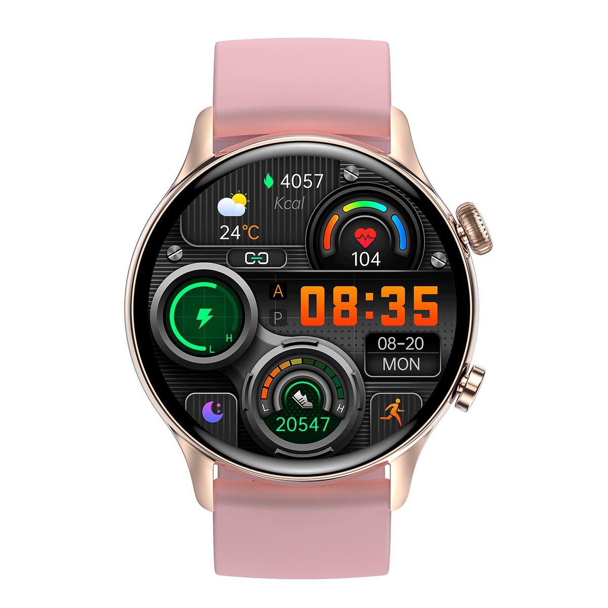 HK8 Pro + AMOLED 1.36 inches Female Smartwatch NFC BT Calling IP68 Round Men Sport Smart Bracelet Smart Watch for Android Apple