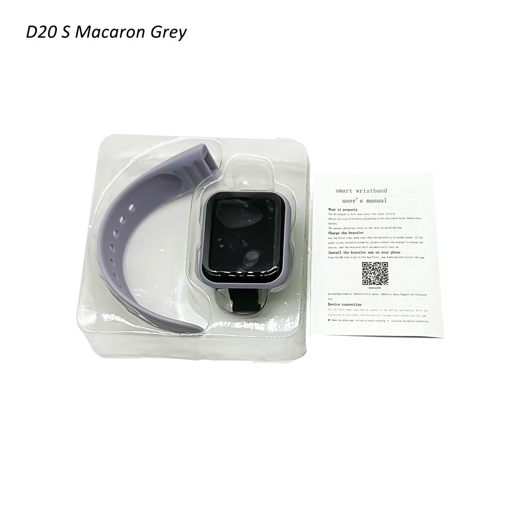 New Product D20 Health Fitness Tracker Smart Wristband Smart Watch D20 Waterproof Screen Touch Smart Watch