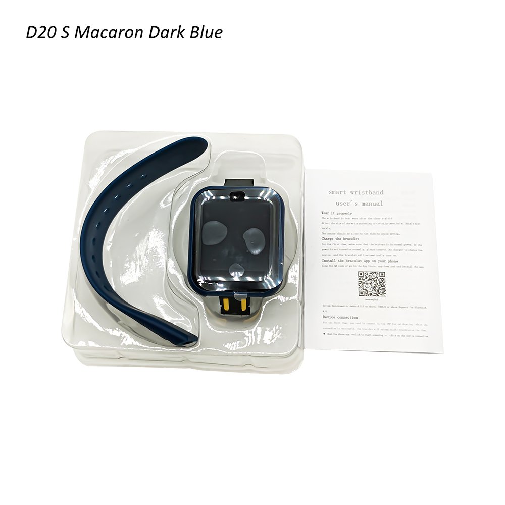 New Product D20 Health Fitness Tracker Smart Wristband Smart Watch D20 Waterproof Screen Touch Smart Watch