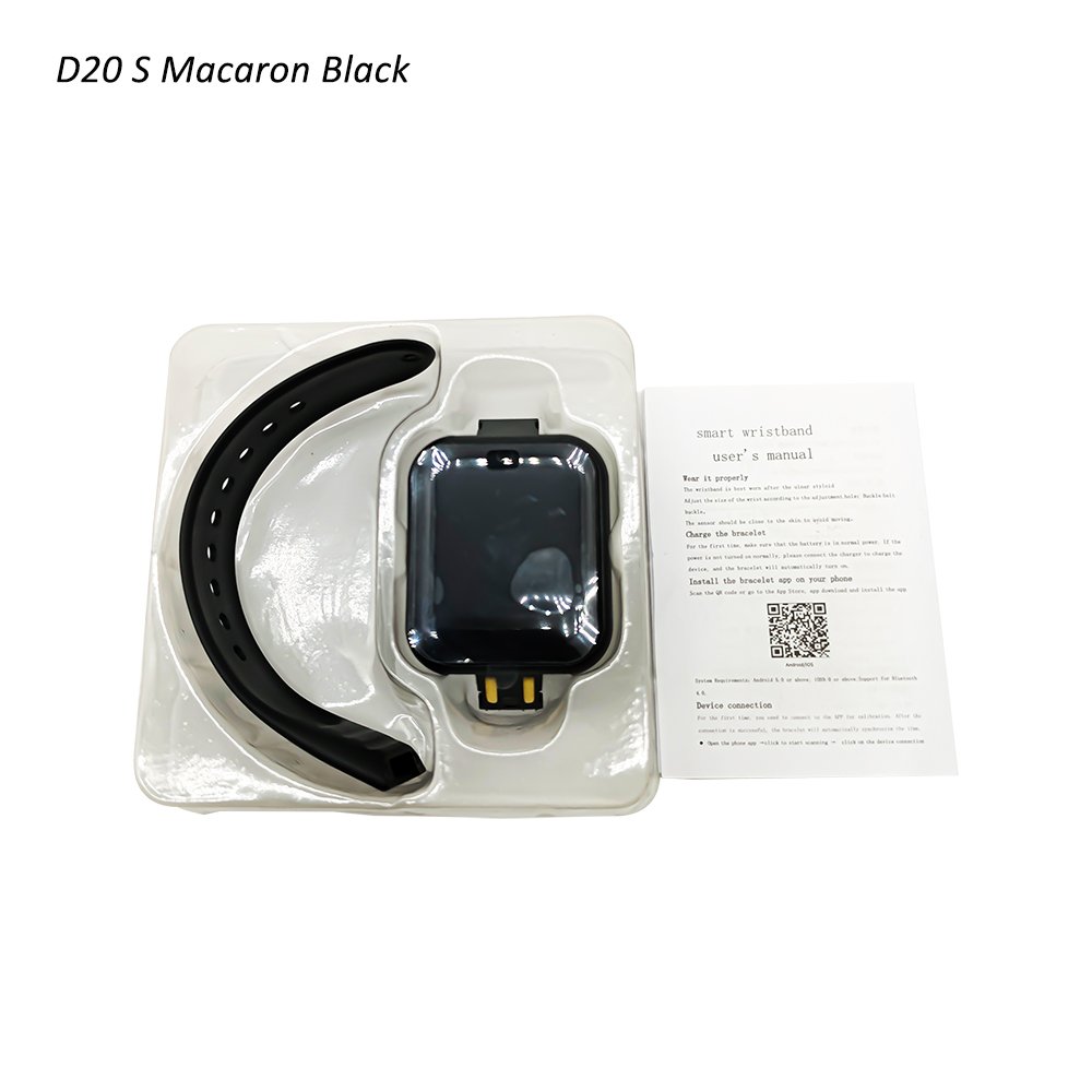 New Product D20 Health Fitness Tracker Smart Wristband Smart Watch D20 Waterproof Screen Touch Smart Watch