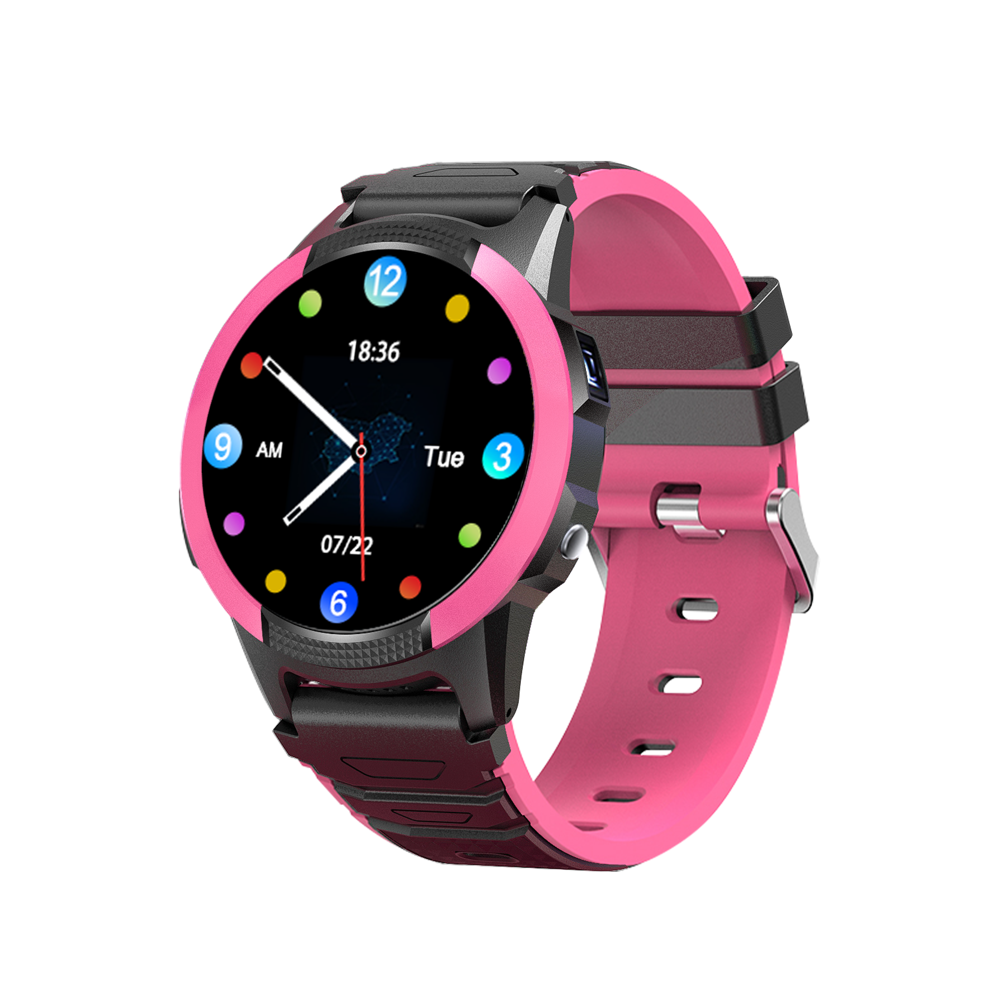 2024 new arrival sim card smart sport watch for kids 4G sos button GPS LBS WIFI position FA56 phone watch android smart