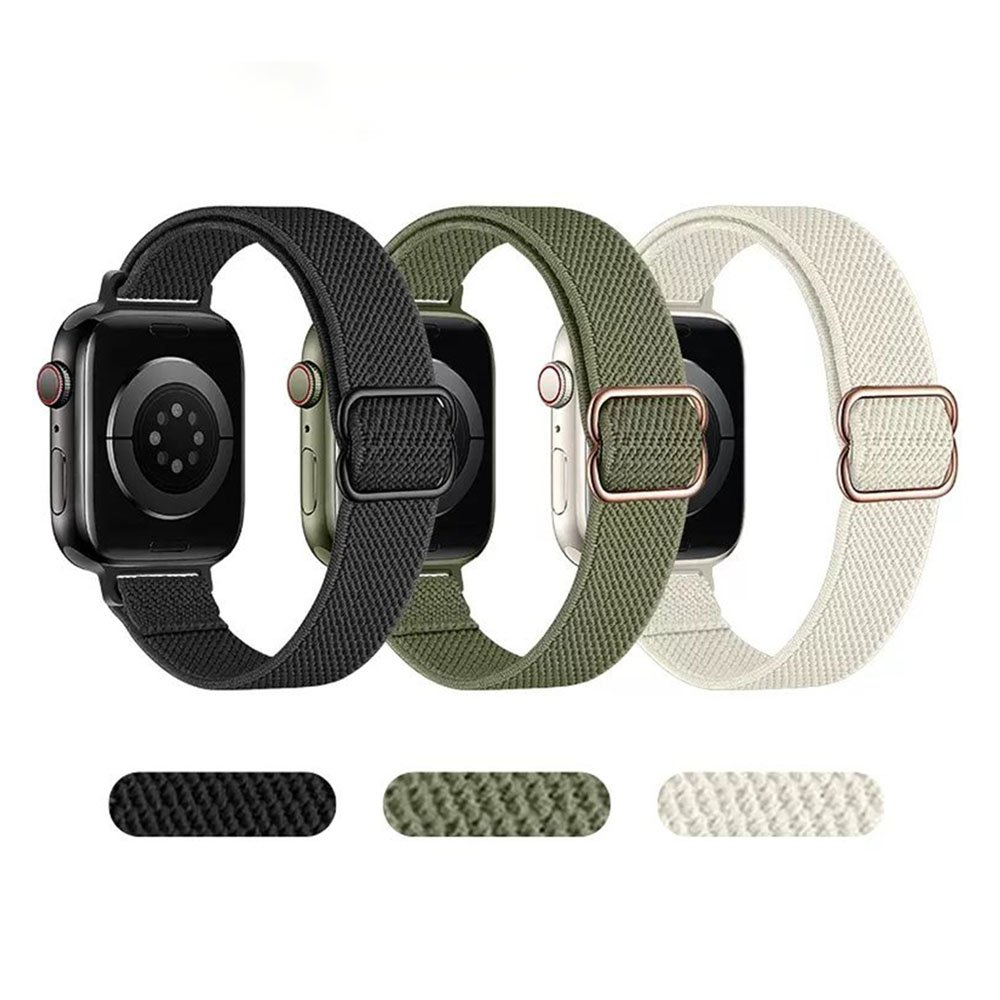 Elastic Nylon Strap Watch Bands for Smart Watches Luxury Sport Features Slim Breathable Nylon Watchbands
