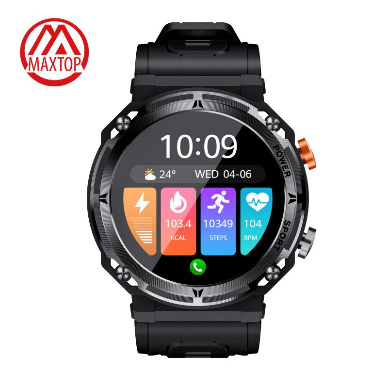 Maxtop Fitness Tracker Tft Display Heart Rate Monitor Waterproof Bracelet Activity Tracker Weather Forecast Smart Watch