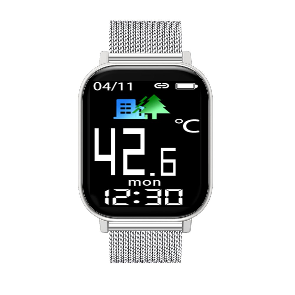 2020 IP67 Waterproof Sport IOS Android GTR-H Smart Watch Real -time Temperature OEM Manufacturing Smart Watch
