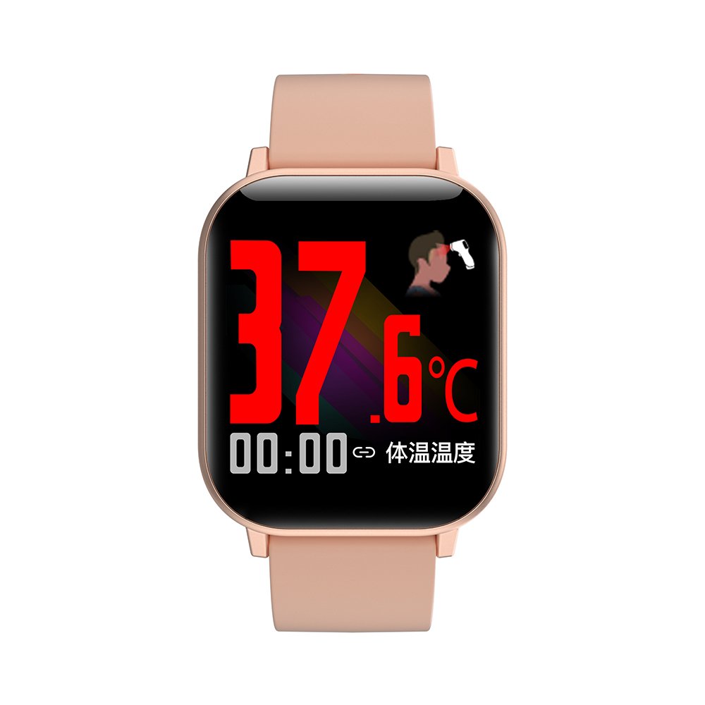 2020 IP67 Waterproof Sport IOS Android GTR-H Smart Watch Real -time Temperature OEM Manufacturing Smart Watch